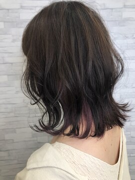 カイノ イオンモール草津店(KAINO) インナーカラー★チェリーピンク