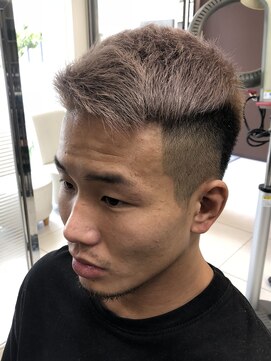 バーバーショップグランツ(Bar ber Shop GRAnt'z) ピンクアッシュフェード