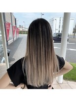 アース 石巻店(HAIR&MAKE EARTH) バレイヤージュカラー