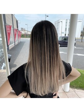 アース 石巻店(HAIR&MAKE EARTH) バレイヤージュカラー