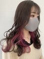 ガーデン アクロスプラザ足利店(garden)&nbsp;インナーカラー×ピンクバイオレット