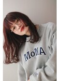 ＊ゆるふわロングウェーブ×ピンクベージュカラー＊
