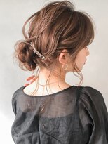 アグノス 青山(Agnos) 表参道結婚式ハーフアップ編み込みポニーテールシニヨン#05_0422