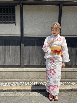 フレーム ヘア ルーム 天王寺駅前店(FRAME hair room) 夏の浴衣のお支度♪