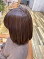 アグ ヘアー オーウェン 山形元木店(Agu hair owen) つやつやピンクブラウン