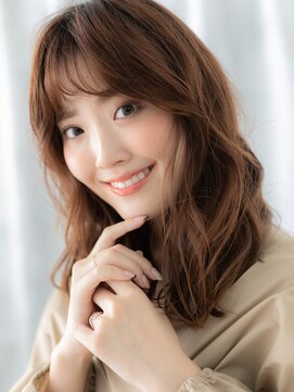 ドクターズサロン LAB 小山店 女らしさUP！やわらかランダムパーマロングｆ小山20代30代40代