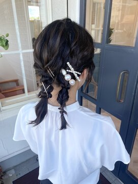 ラグ バイ シゲルカットクラブ 神田久志本店(lag) お呼ばれツインヘア♪