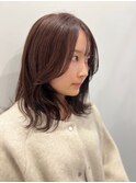 ラベンダー系ミディアムレイヤー