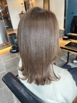 ミカサ(MICASA) 脱白髪染め/白髪染め可能/ハイライト/オリーブベージュ