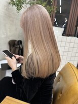 ソルトウォーター(SALT WATER) ハイトーンベージュ ピンクベージュ ブリーチあり