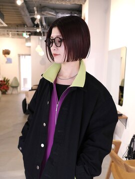 ヨー(Yoh-) 【ミニボブ/阿部達哉】ショートボブ/切りっぱなし/イルミナ