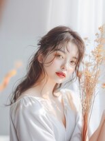 ロージーバイフーガヘアー 元住吉店(Rosy by FUGAhair)&nbsp;ことりベージュ/前髪パーマ/マロンベージュ/ロングパーマ