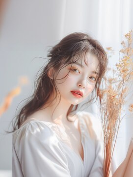 ロージーバイフーガヘアー 元住吉店(Rosy by FUGAhair) ことりベージュ/前髪パーマ/マロンベージュ/ロングパーマ