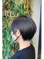 リサプラン(RISA plan)&nbsp;刈り上げショートボブ≪西新店≫個性派ショート/大人ショート