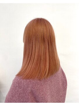 オレンジ梅田店(ORANGE) ピンクベージュ/セミロング【ミナ】