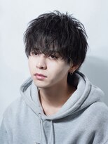 アルファ 新宿(alpha)&nbsp;サーフカール/ 刈り上げセンターパート/ブルーブラック[新宿駅]