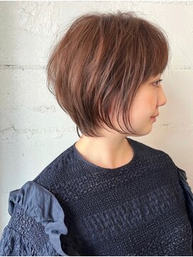 カノア 生駒店(KANOA) オフの日に楽しみたい大人ふんわりショートボブ