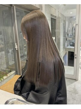 シーン 立川(SCENE) 髪質改善透明感カラー韓国レイヤー顔周りカットブリーチ立川