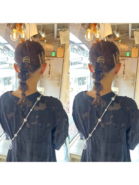 ヘアアトリエコモノ(hair l'atelier KoMoNo) 【周りに差をつける★】ふわっとタマネギアレンジ