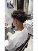 外国人風スペインカール