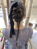 アルモヘアヴォーグ 静岡(ALMO hair VOGUE)&nbsp;ALMO◎結婚式ヘアアレンジ【シニヨン】