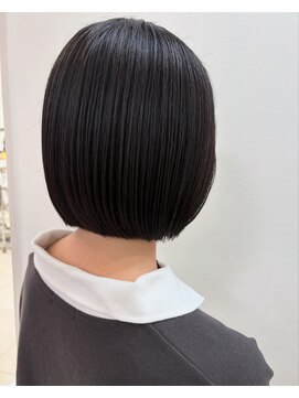 アールモンドヘア新世界 【北見】#ミニボブ#ボブ#ぱっつんボブ