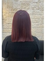 ヴァン カウンシル 川口店(VAN COUNCIL)&nbsp;ピンクボブ×ダブルカラー【東川口　ブリーチ】