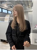 ミルクティーベージュ × ワンカールレイヤー