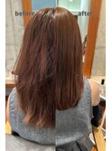 ココアブラウン×ナチュラルブラウン×ロング20代30代40代50代
