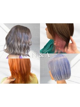 《トレンド感あふれるstyleへ》インナーカラー・ハイライト・個性派まで “あなただけの色”をご提案◎