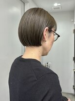 ヘアー アイス 御器所本店(HAIR ICI)&nbsp;20代30代40代大人可愛いオリーブカラー髪質改善トリートメント
