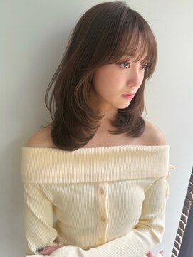 サイン 韓国ボブ 渋谷(SIGN) 韓国ボブレイヤーボブ渋谷タッセルボブお洒落なレイヤーカット