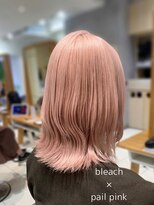 アース 若葉台店(EARTH)&nbsp;初カラーで楽しむ透明感ペールピンク、映えるやわらかハイトーン