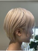 ショート/ブロンド/ハイトーン/10代/20代