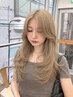 透明感ケアカラー+保湿トリートメント