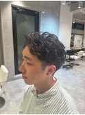 毛流れ×スパイラルパーマ