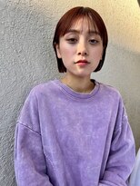 ブラウヘアアンドケア(care)&nbsp;ミニボブ×暖色カラー