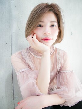 ルティア 池袋(Lutia) ミルクティーベージュボブ