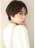 ふんわり　丸み　手入れ簡単　マッシュ　ショートヘア