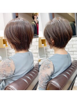 マグ ギンザ(mag ginza) イルミナカラー・絶壁解消・ひし形・ショート・30代40代・猪狩