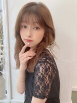 ベイルーム(BAYROOM by HONEY omotesando)&nbsp;【BAYROOM】モテ巻きあざカワロング×スモーキーベージュ