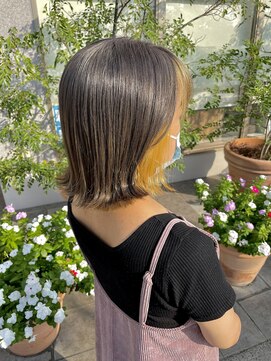 ルシア(LUCIA) LUCIA/RIO/ダブルカラー/グレージュ/インナーカラー/前髪特集