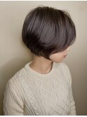 ボブ風美シルエットショート