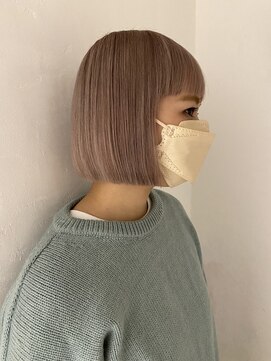 オンヌ(onnu) ベージュ×ボブ