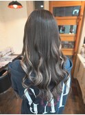 #プルエクステ#エクステ#バレイヤージュ#グレージュ#ハイライト