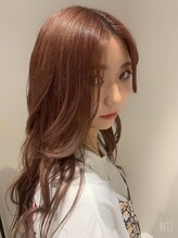 ネイヴスヘアー 福工大駅前店(Neivs Hair)&nbsp;ピンクブラウンカラー