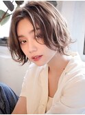 ボブルフ/韓国ショート/新宿/髪質改善/デザインカラー/レイヤー
