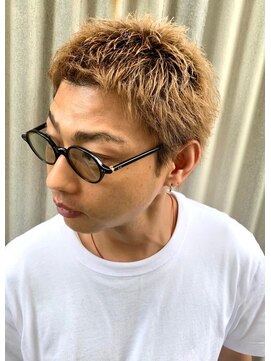 ブリランチン イワタ(Brilliantine Iwata) おしゃれバーバースタイル♪金髪坊主☆