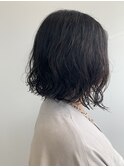 コテ巻き風ゆるふわパーマ