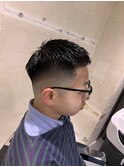 ビジネスクロップスキンフェードショートF